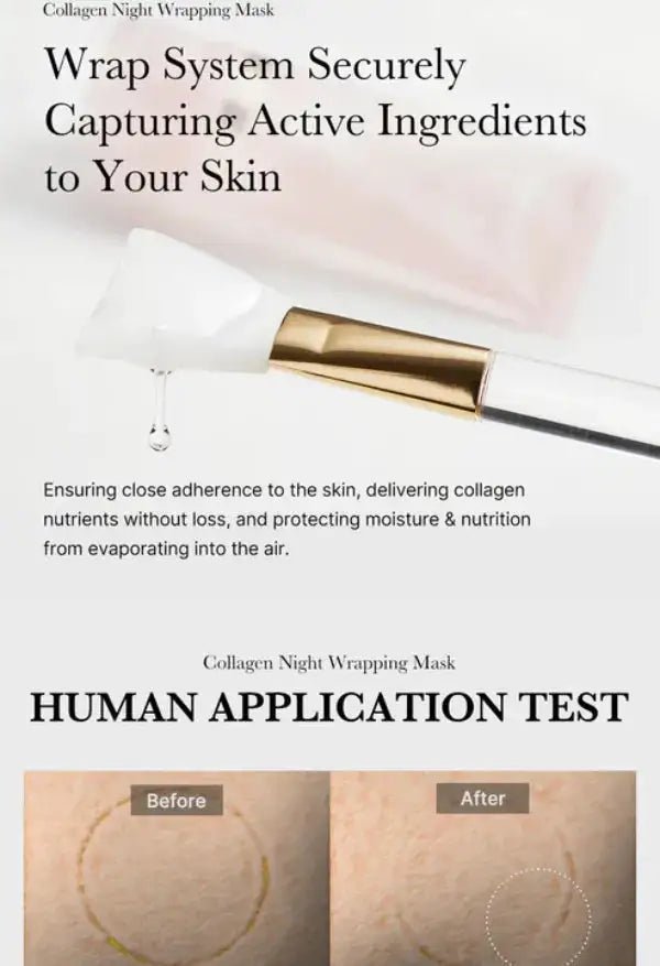 COLLAGEN NIGHT WRAPPING MASK - Skin Shine