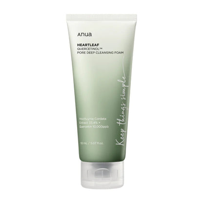 Anua - Heartleaf quercetinol pore deep cleansing foam 150ml - Skin Shine