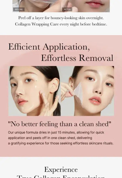 COLLAGEN NIGHT WRAPPING MASK - Skin Shine