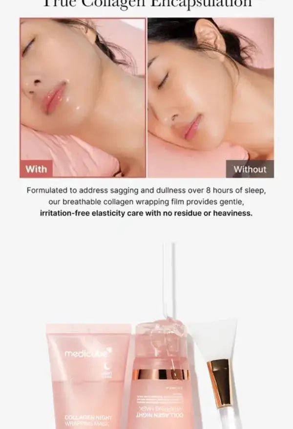 COLLAGEN NIGHT WRAPPING MASK - Skin Shine