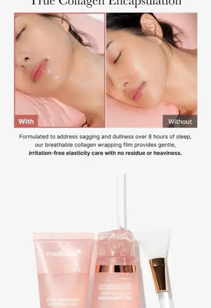 COLLAGEN NIGHT WRAPPING MASK - Skin Shine